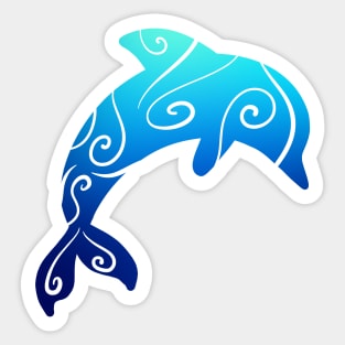 Ocean Dolphin Sticker